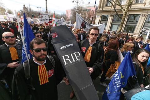 Justice Morte Paris protests April 2018